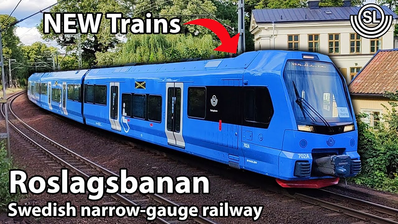 Scenes from Roslagsbanan Stockholms narrow gauge railway
