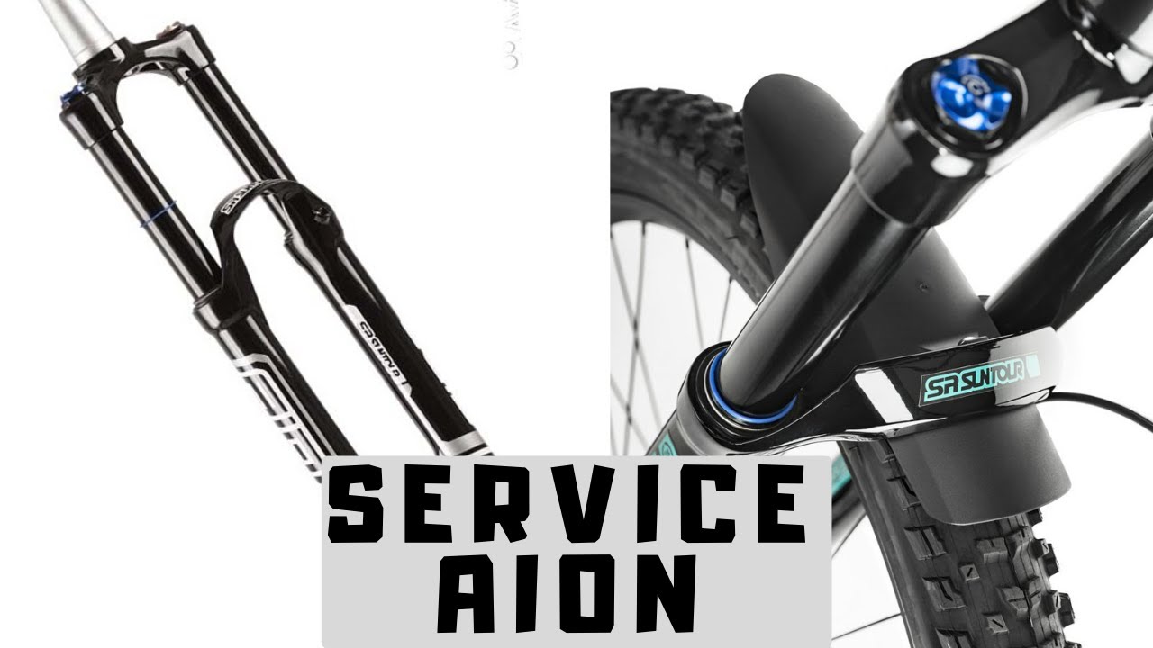 SERWIS AMORTYZATORA SR SUNTOUR AION - Jak zmienić skok?