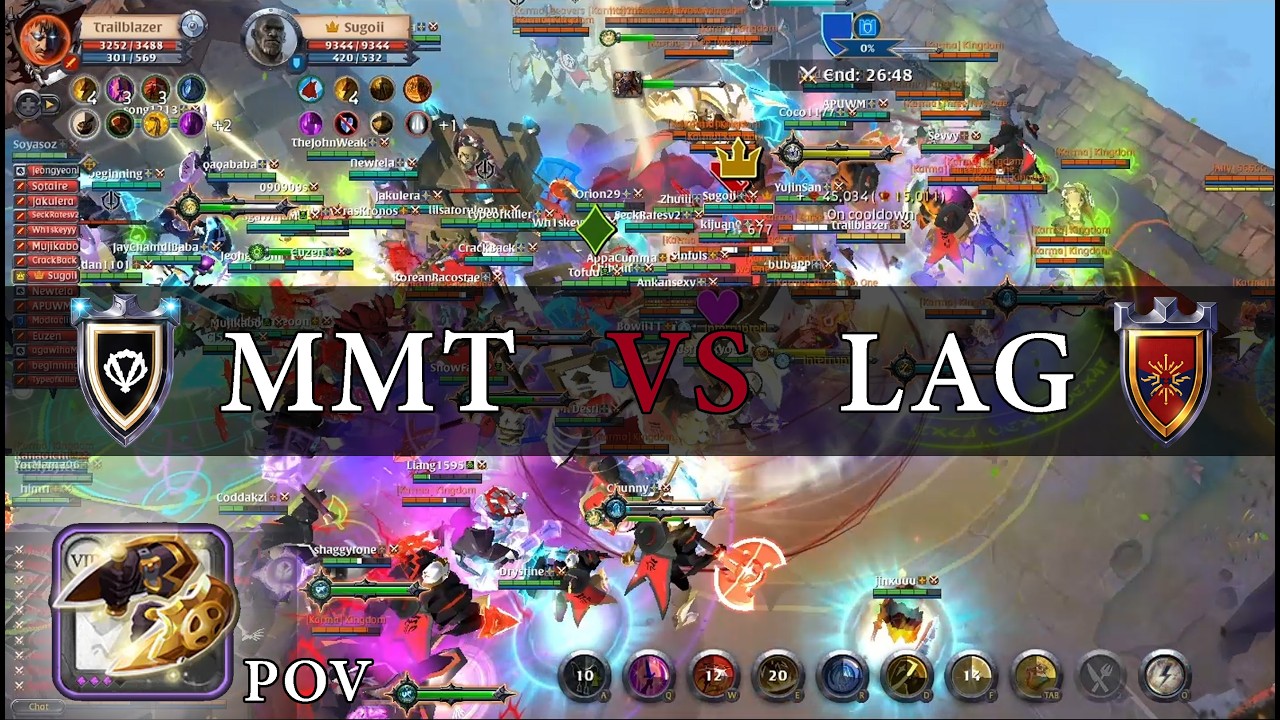 MMT vs LAG Alliance | Open World + Castle Fight | AV Alliance Mid-Scale Action | Albion online
