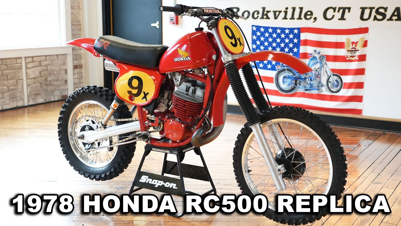 RARE DENTON ENGINEERING 1978 HONDA RC500 FACTORY REPLICA TRIBUTE 