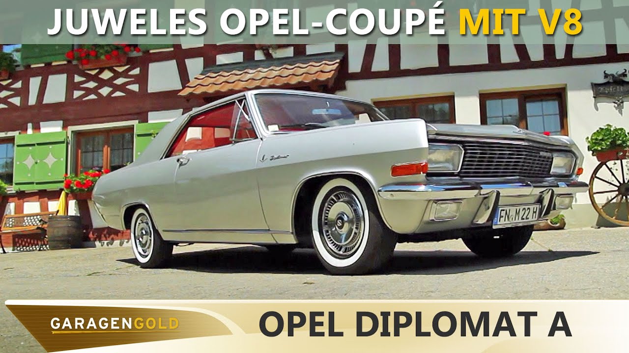Opel Diplomat A V8 Coupé: Juwele Rarität mit V8 im Bug - das Königs-Coupé von Opel | Garagengold