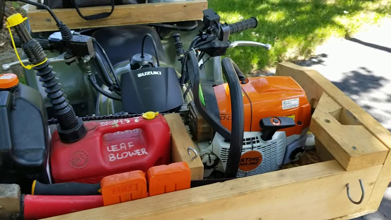 ATV Quad Chainsaw Rack
