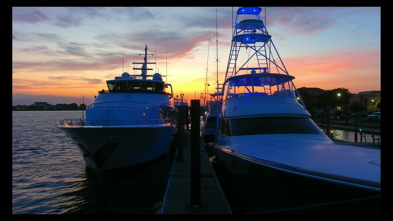 Beaufort Waterfront at sunset 06 25 24
