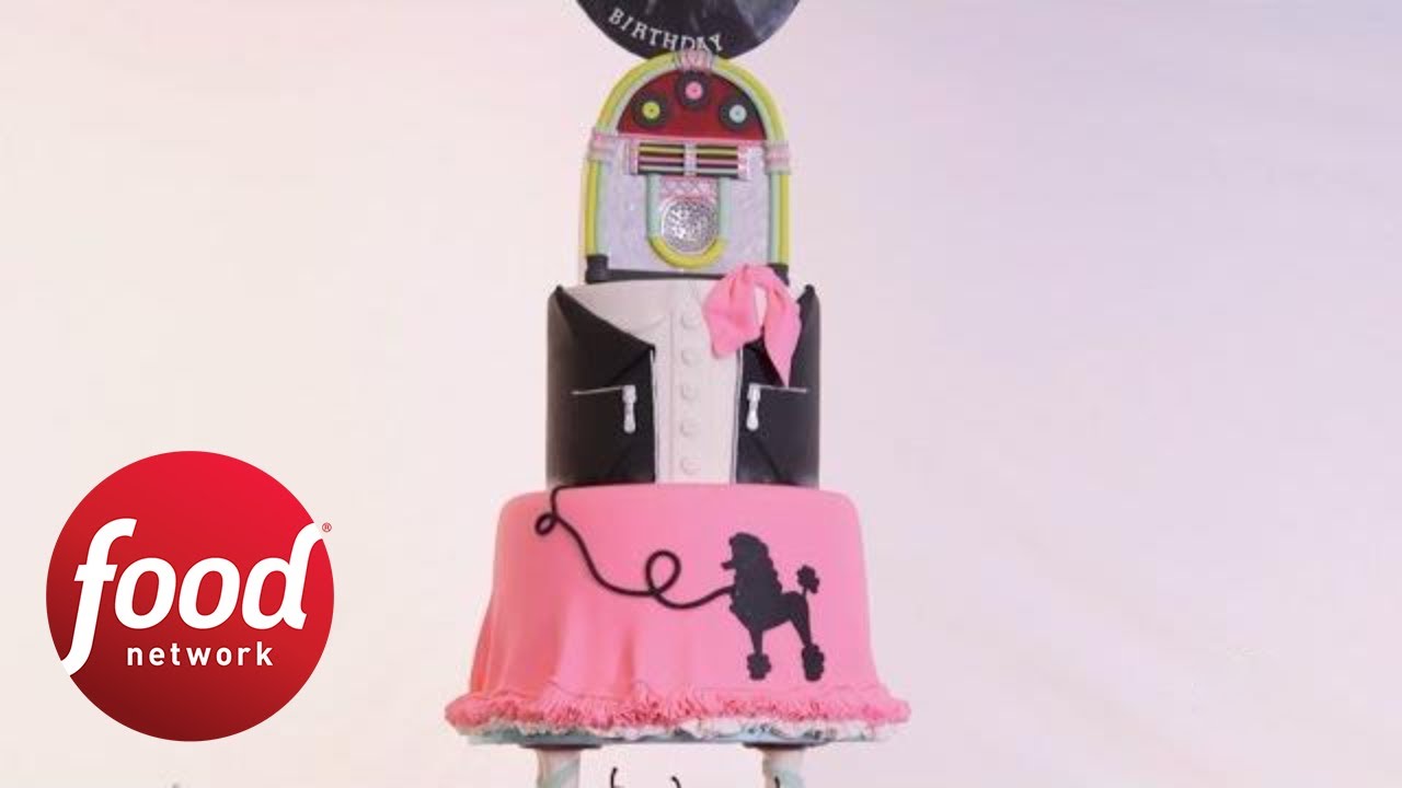 Vinyl Jukebox Cake That Plays Music | Food Network