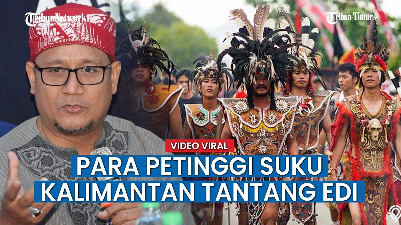 Para Tokoh Adat Dayak Kalimantan Ramai-ramai 'Kutuk Keras' Eks Caleg PKS Edy Mulyadi