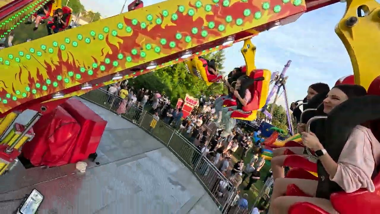 Karuzela Fire (Jumper) (Lunapark Kamenicky) On ride 1 - Radomsko - Maj 2025