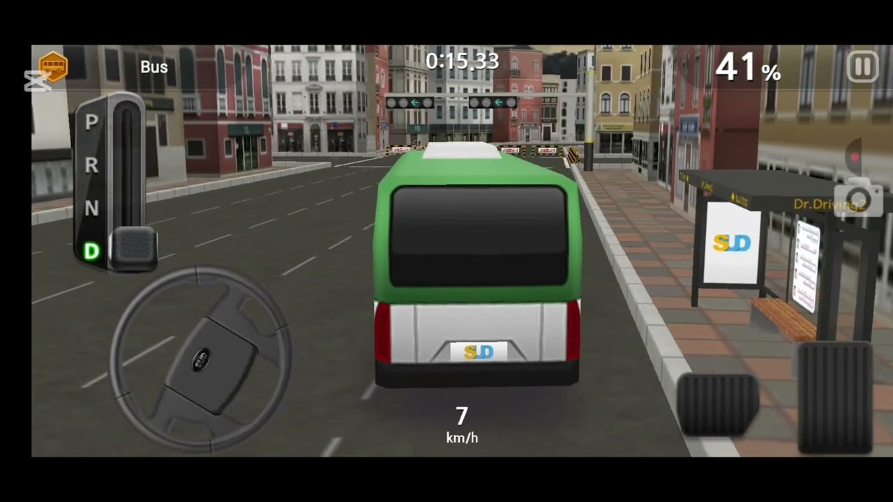 🚌🚗 Dr. Driving 2 | Chapter 2 – Stage 1 Bus Round Gameplay 🔥