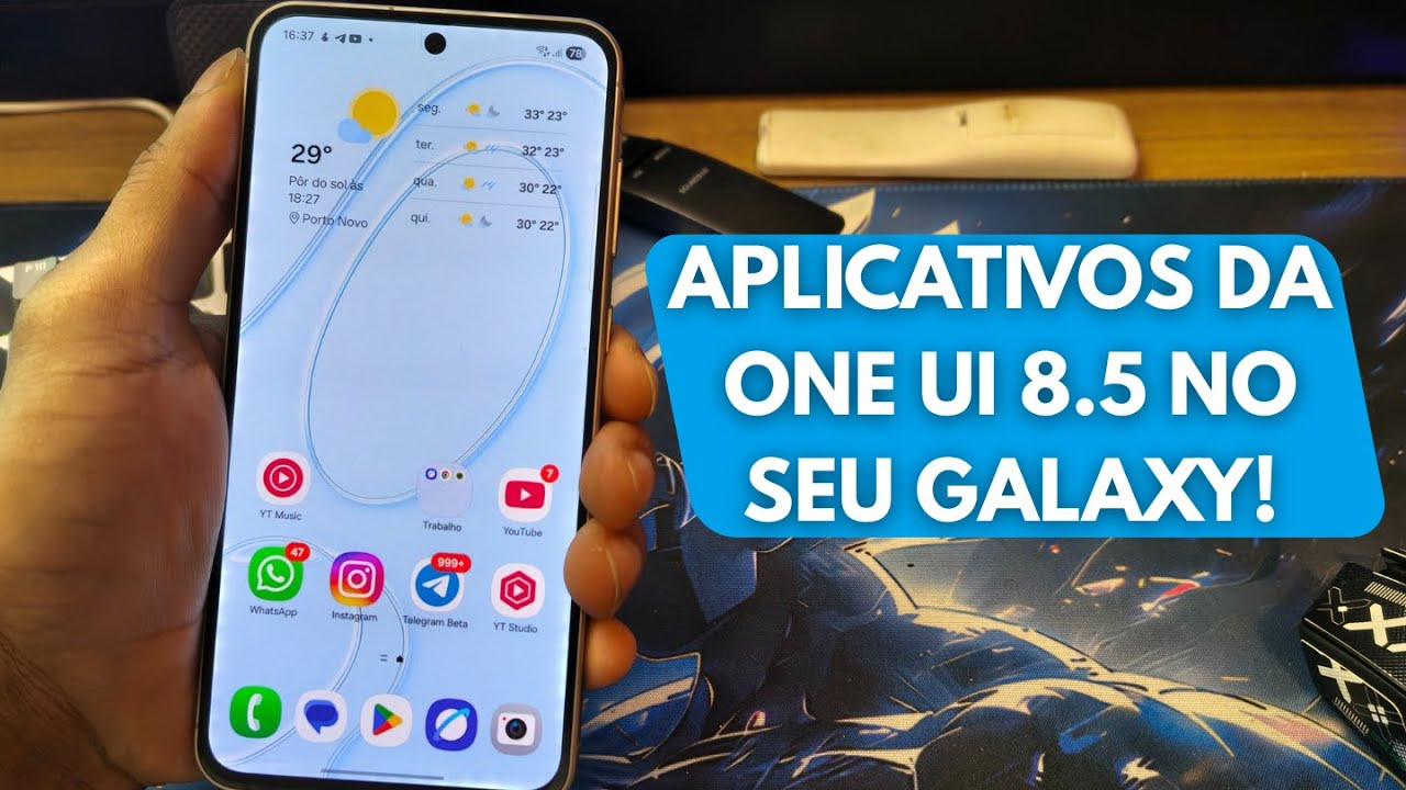 ONE UI 8.5 - APLICATIVOS DA 8.5 ATUALIZADO NA 8.0 (instale agora)