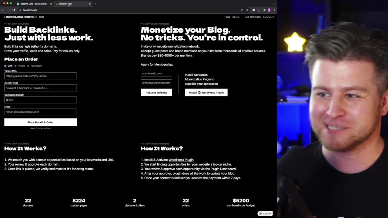 How to install & activate Backlink Cafe WordPress Monetization Plugin