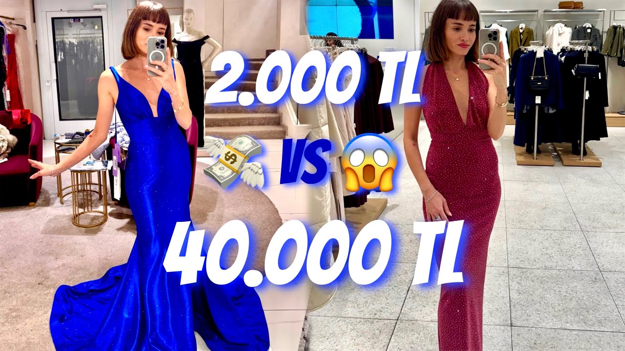 2.000 TL’den 40.000 TL’ye! 💸 İstanbul Abiye Alışverişi