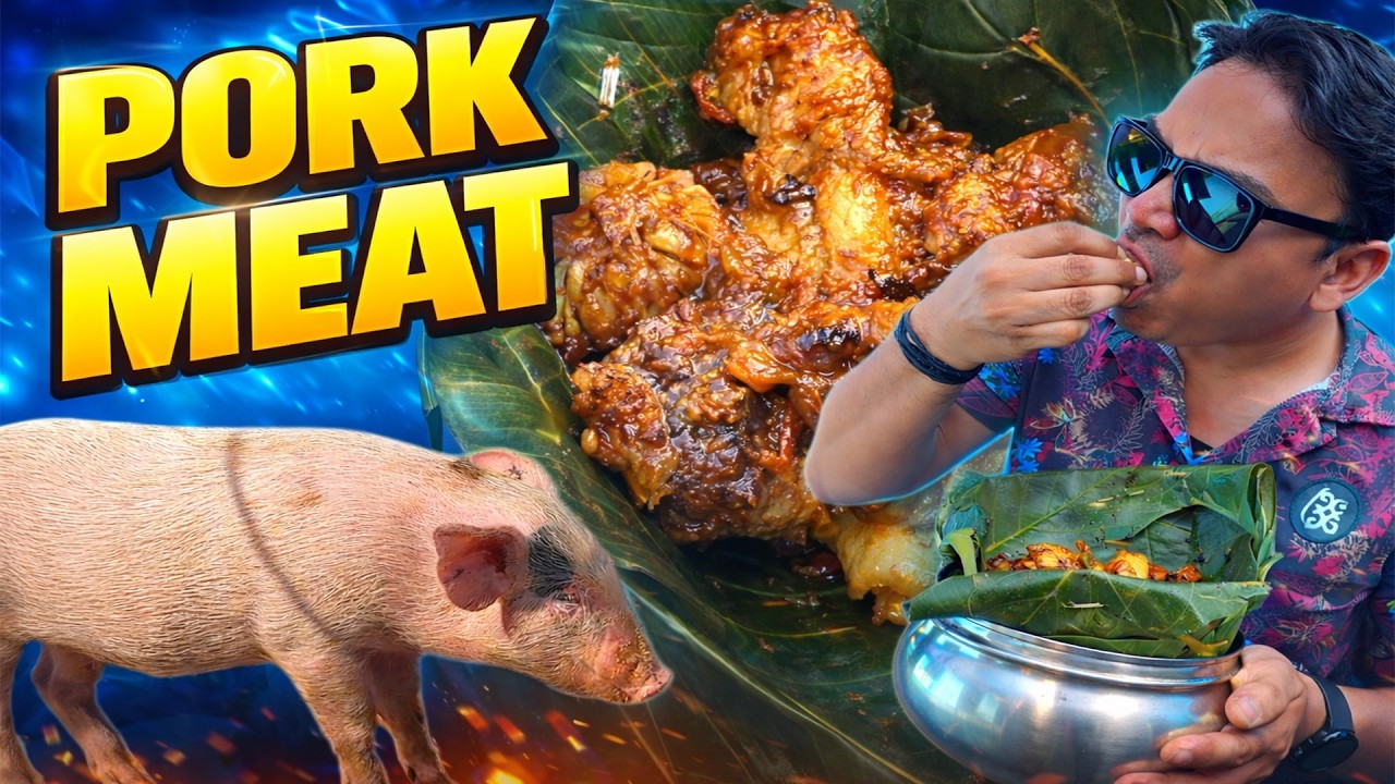 सर्दी में इसका मीट खा लिया तो गाल लाल हो जाएंगे | Pork Farm Ranchi | Street Food Ranchi India