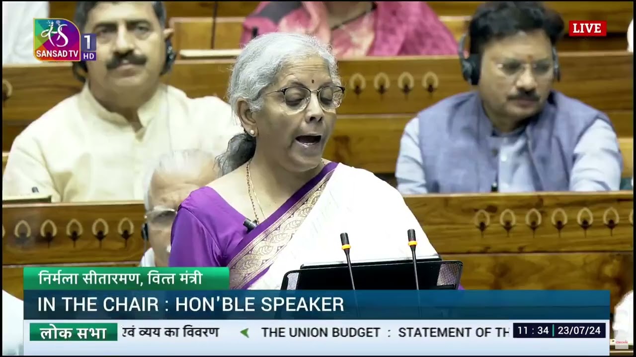 FM Sitharaman Unveils Internship Scheme for 1 Crore Youth in Budget 2024