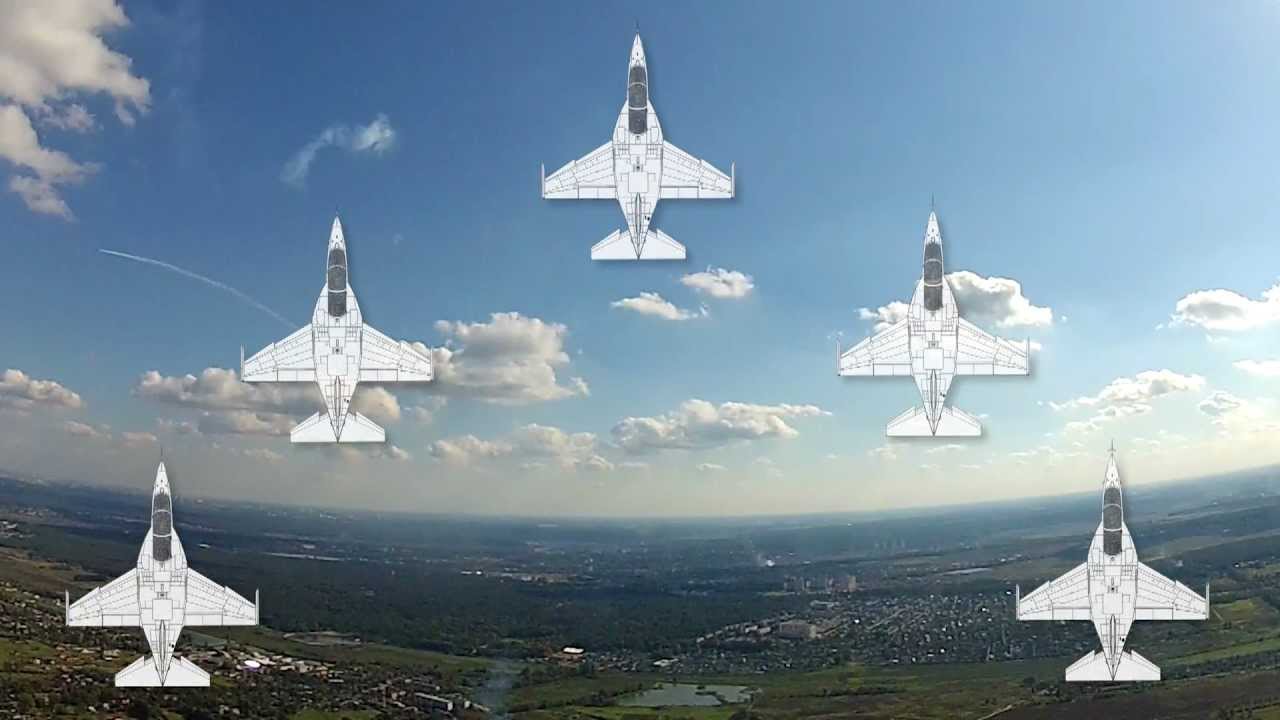 New Yak-130 Flight Formation Team