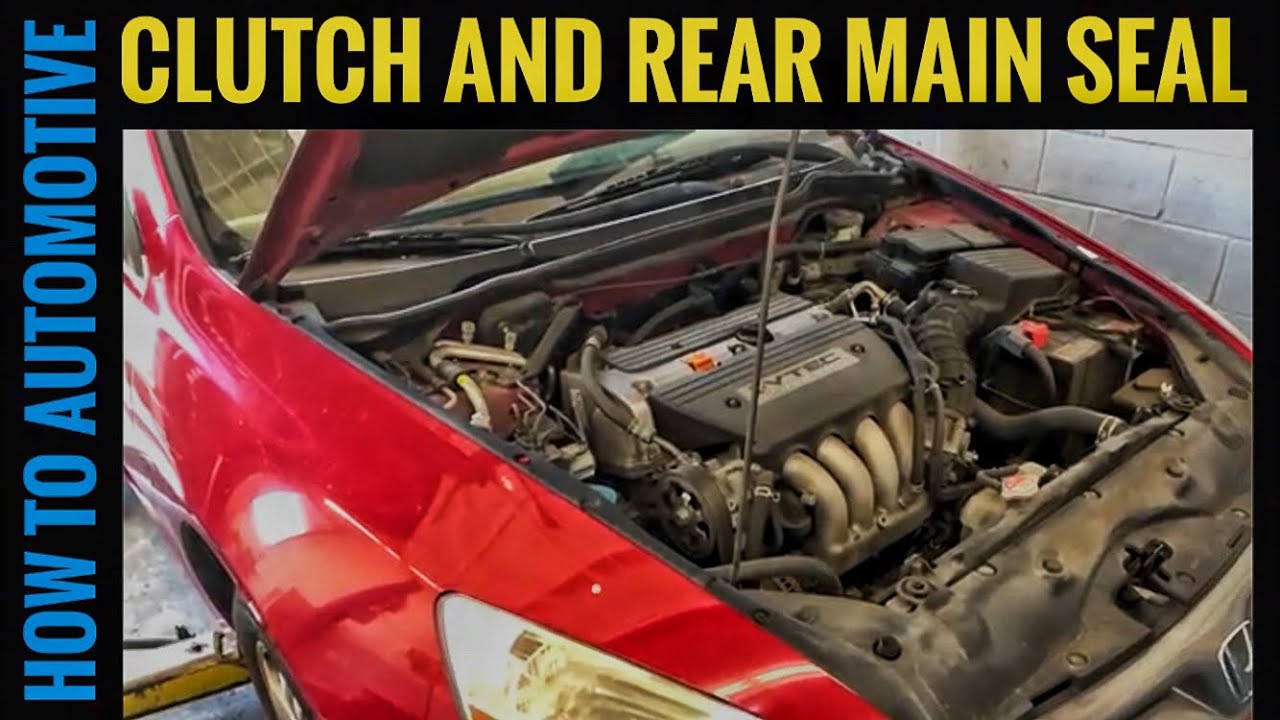 How To Replace A Clutch And Rear Main Seal On A Honda Accord Without Pulling The Frame