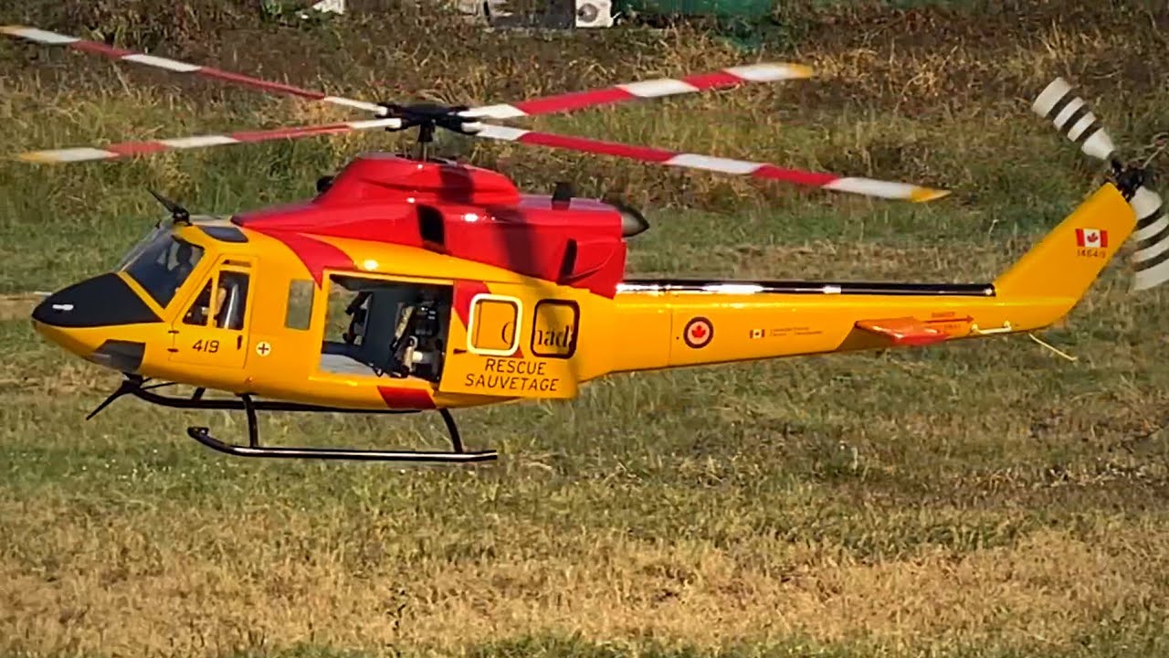 Bell412 Roban Super Scale 800 ready to go to the moon!!
