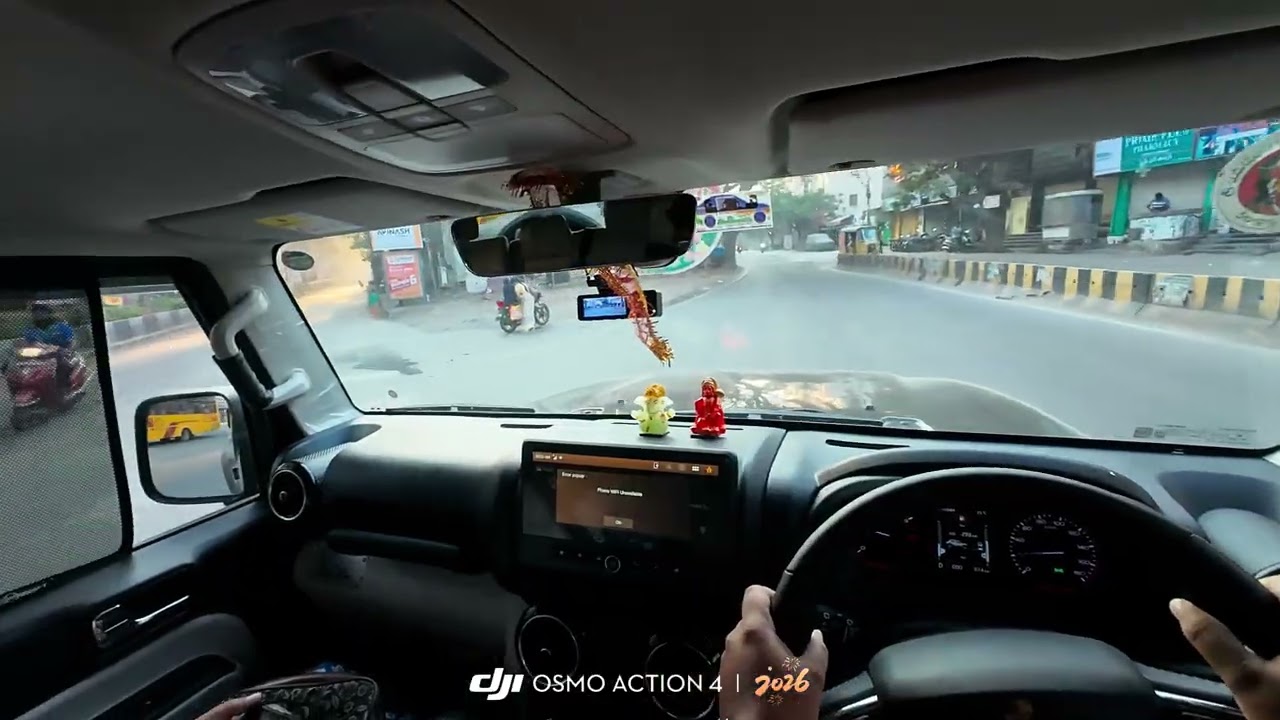 POV Mahindra Thar ROXX MX5 P AT#djiaction4 #mahindra #tharroxx5door #mahindracars #mahindraindia 
