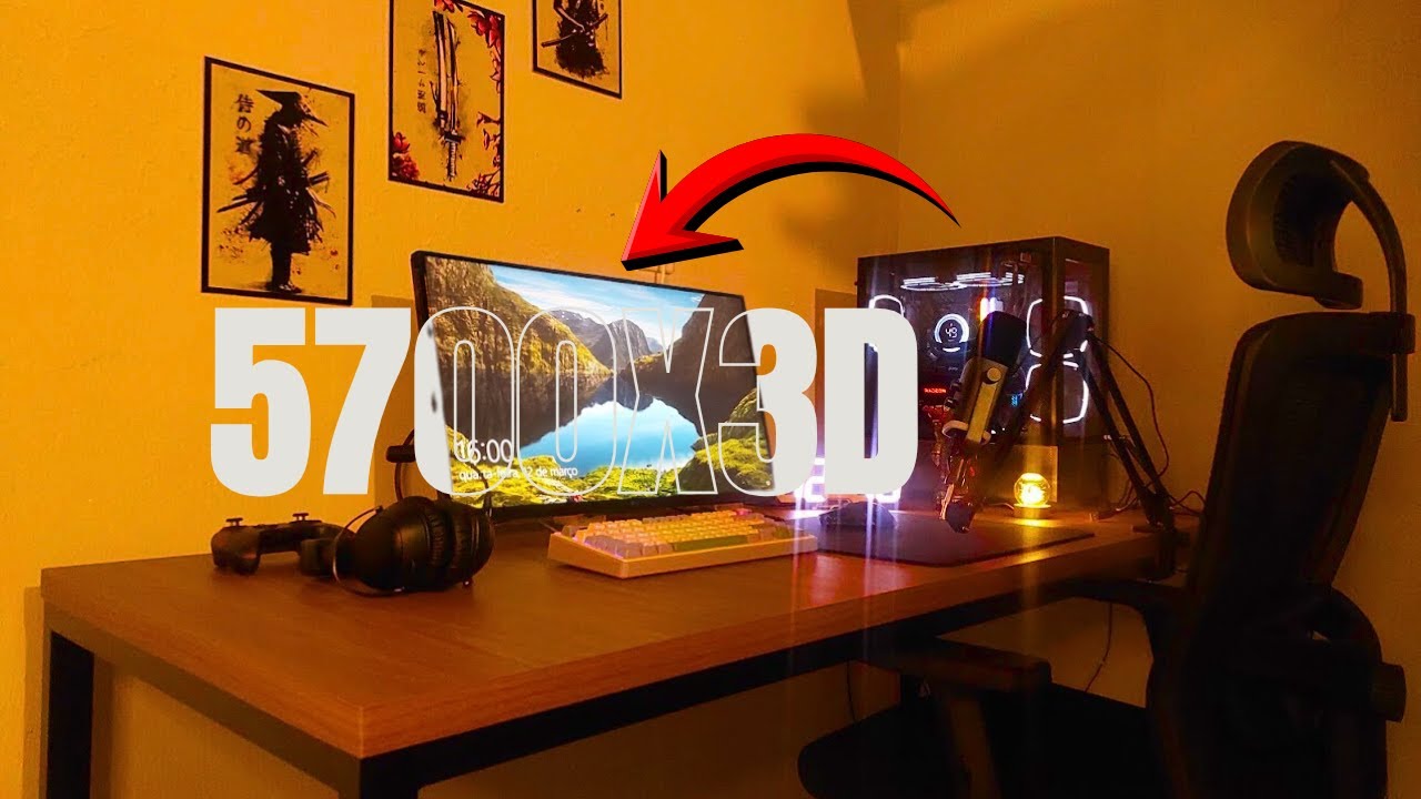 Montando PC Para Rodar Tudo com Ryzen 7 5700x3d  + RX 6750 XT 12GB
