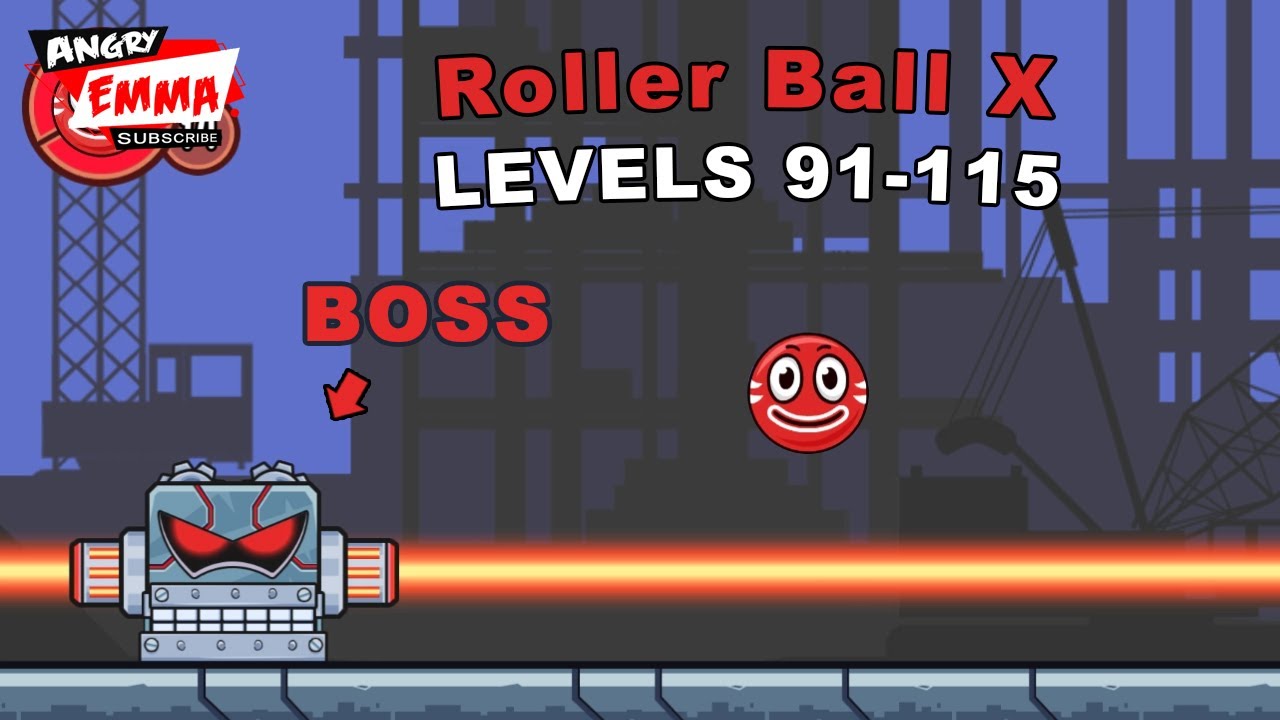 🔴Roller Ball X : Bounce Ball - Levels 91-115 + BOSS (Android Gameplay)