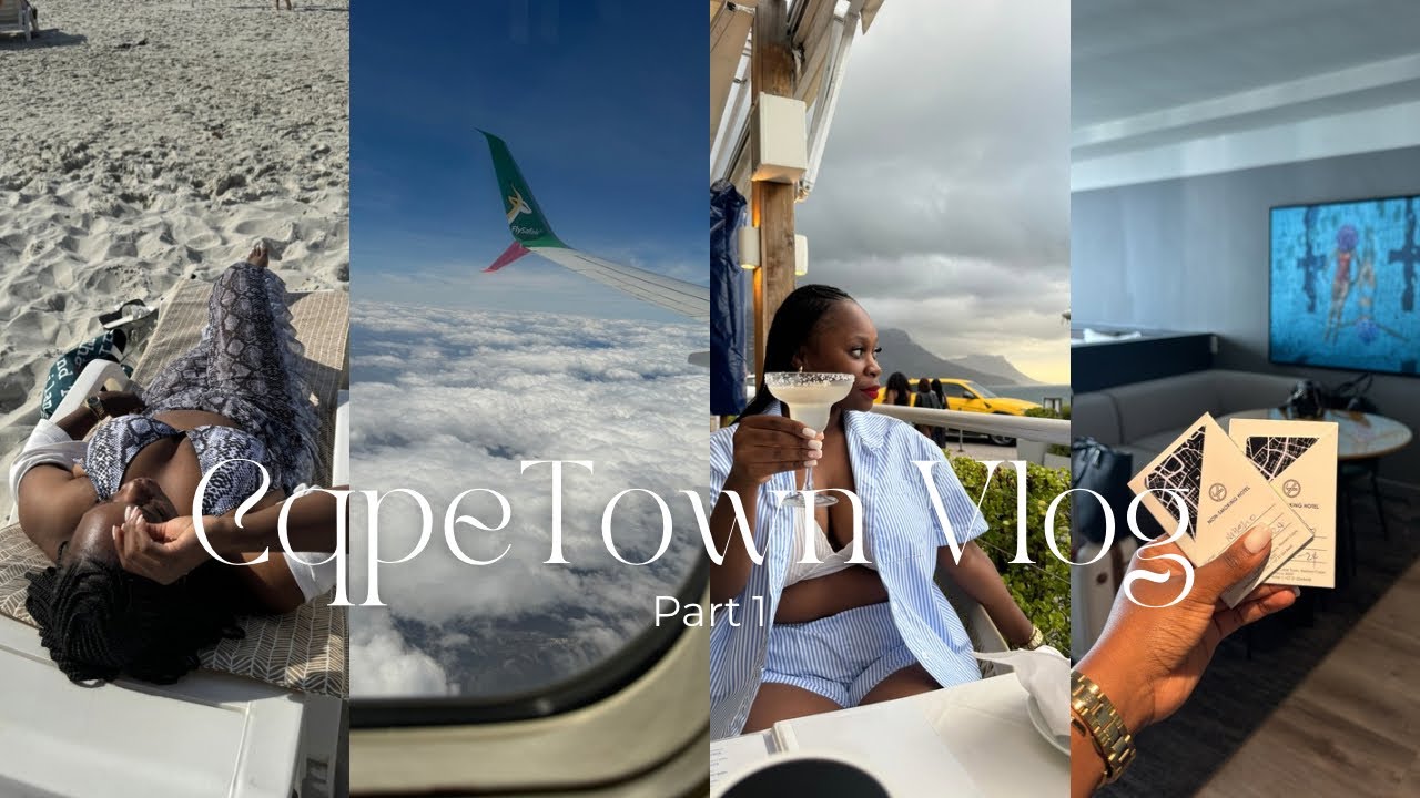 Cape Town travel Vlog: A few days in CPT| Flight,Clifton Beach,The Bungalow |Part 1| South African❤️