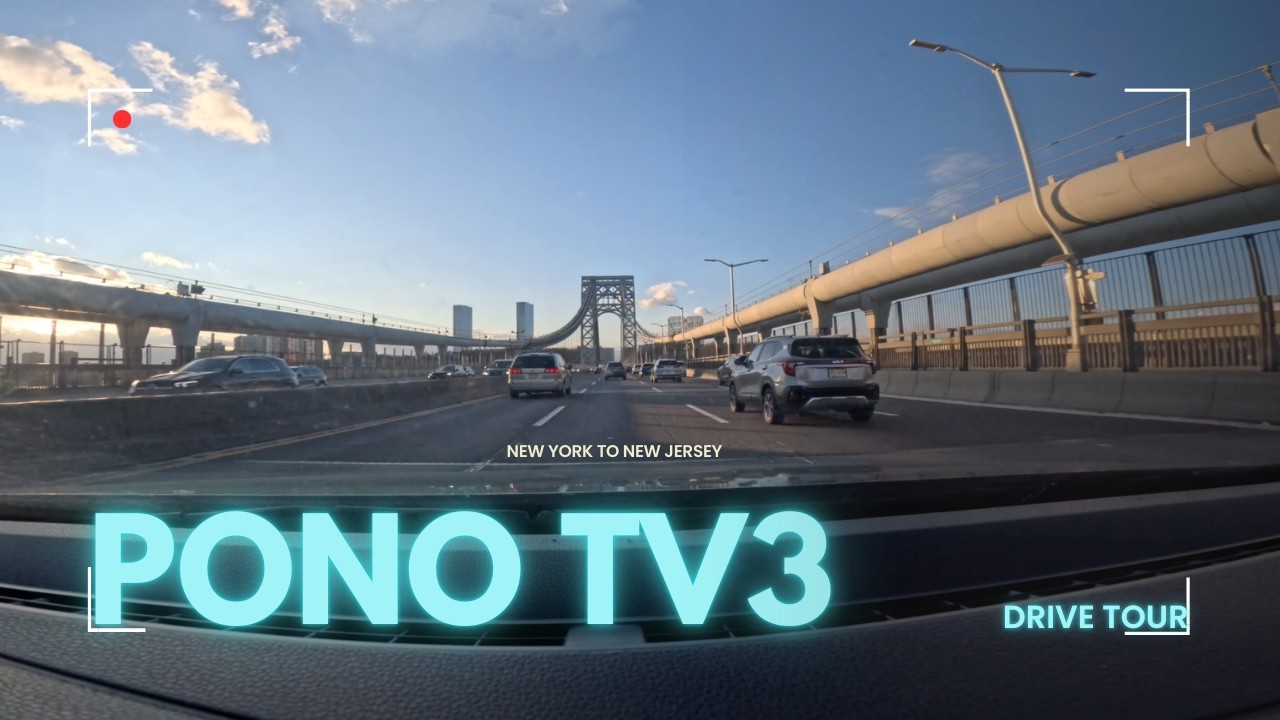Crossing the George Washington Bridge – Epic Drive from NYC to New Jersey