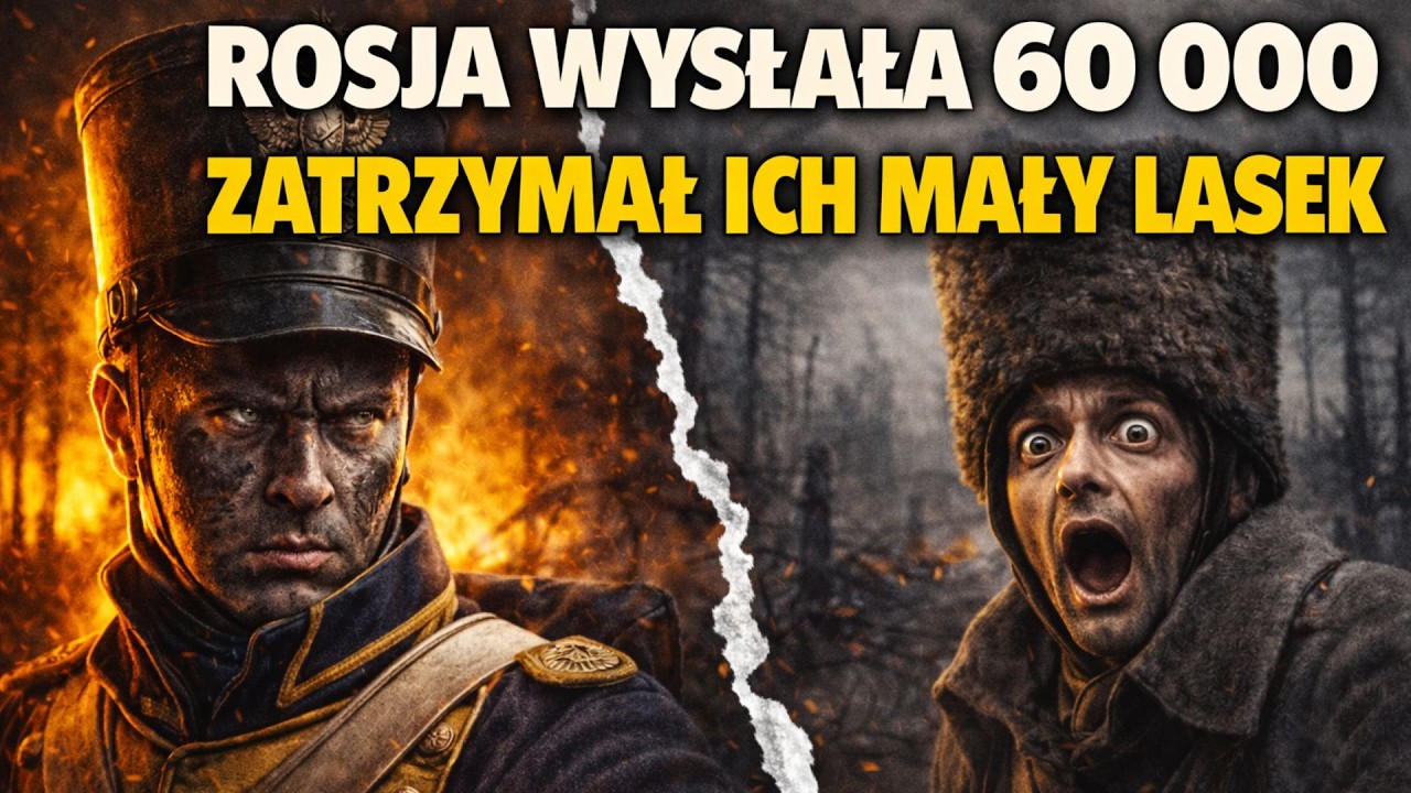 60 000 ROSJAN SZŁO NA WARSZAWĘ. MAŁY LASEK ZMIENIŁ ICH MARSZ W RZEŹ