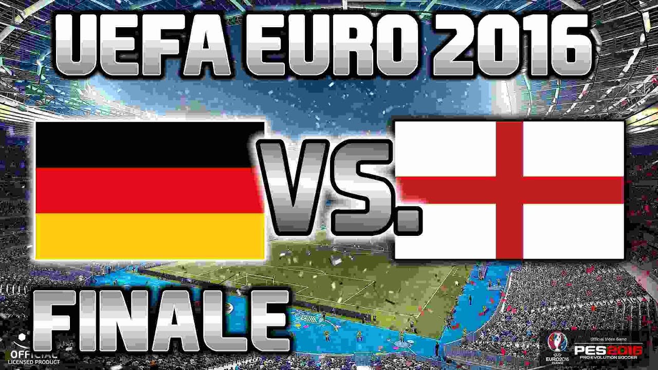 DEUTSCHLAND Vs. ENGLAND - FINALE!! PES UEFA EURO 2016 Lets Play (Deutsch/German)