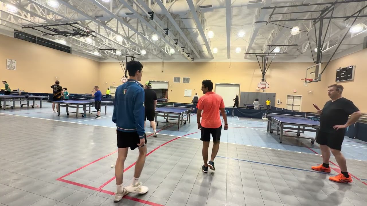 League match vs Elvis 1200 defender/lobber Carolina Pong league