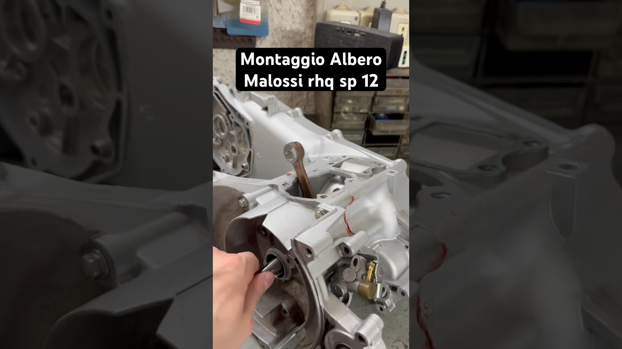 Montaggio Albero Motore Malossi #alberomotore #50cc #70cc #scootertuning #2tempi #malossi #hondasfx
