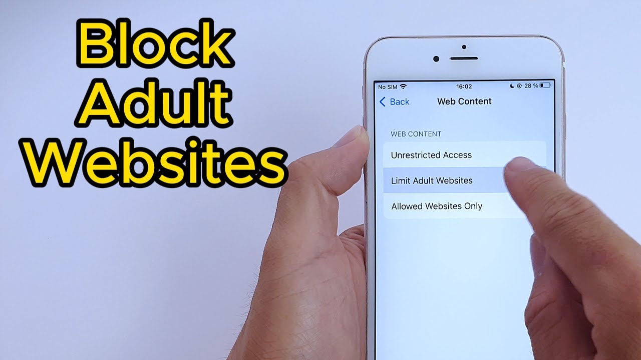 How to Block Adult Websites on Any iPhone