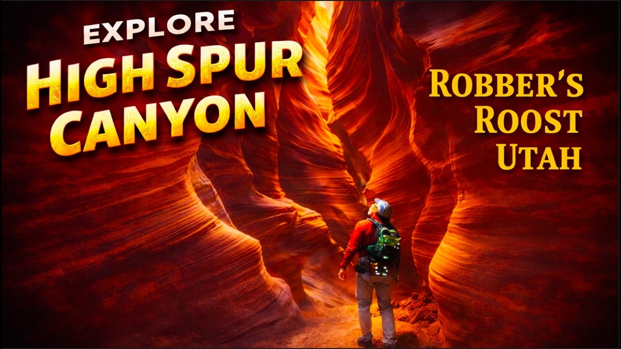 Utah's High Spur | The BEST Slot Canyon You've NEVER SEEN! [4K UHD]