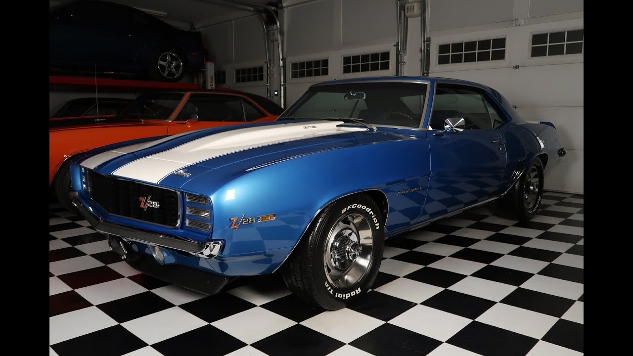 1969 Camaro Z-28 RS Lemans Blue For Sale!