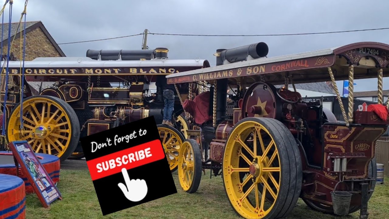 Fairground & Traction Engines at Summercourt Fair Sat 27th September 2025