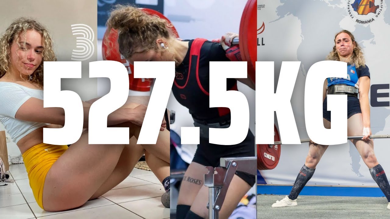 Samantha Eugenie FRA | 1st Place 69kg Class | 527,5kg Total | IPF Jr Worlds 2023