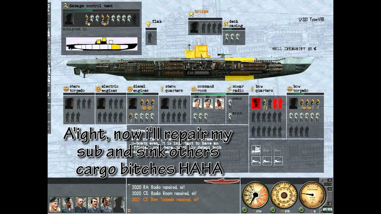 Silent Hunter 3 Tutorial - Exam 5 - Convoy Attack