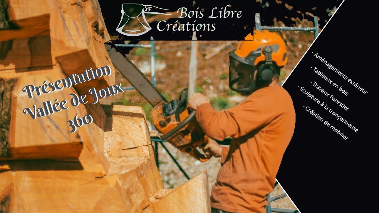 Reportage 360° : Bois Libre Créations à la Vallée de Joux #sculpture #art