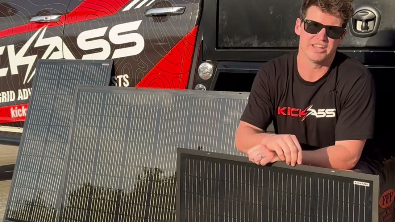 Introducing the KickAss Ultra Slim Fixed Glass Solar Panel Range