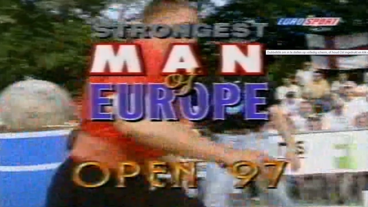 European strong men classic 1997: