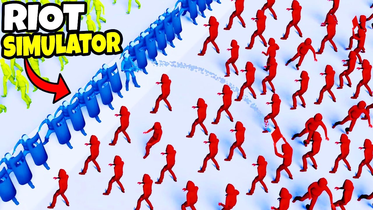 I built a SWAT TEAM Riot Wall in NEW Base Building Simulator! - Riot Operator