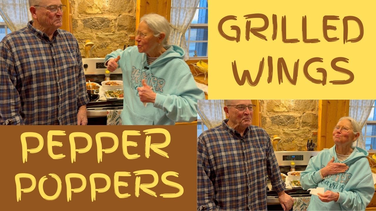 Grilled Wings & Pepper Popper Roulette | A Fun, Cozy Dinner for Two Or More!