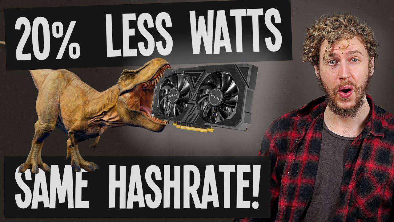 Absolute Core Clock in T-Rex Miner is LEGIT (How to lock core clock and lower wattage)