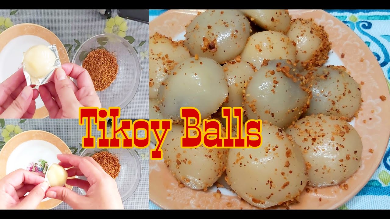 TIKOY BALLS RECIPE/MALAGKIT NA TIKOY/CHEESY TIKOY W/CHOCOLATE/KABAYAN KITCHEN'S CHANNEL/MOCHI BALLS
