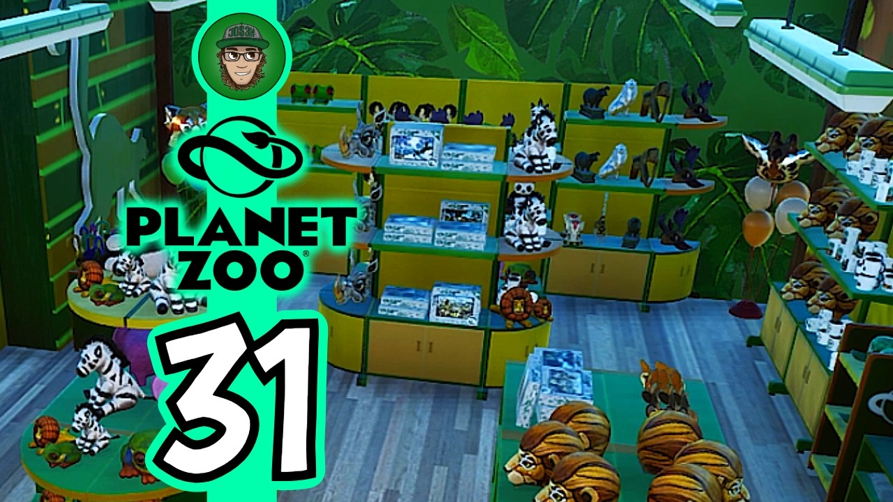 CHECK OUT THE GIFT SHOP! --- (Jos3h Plays... Planet Zoo! - Episode 31)