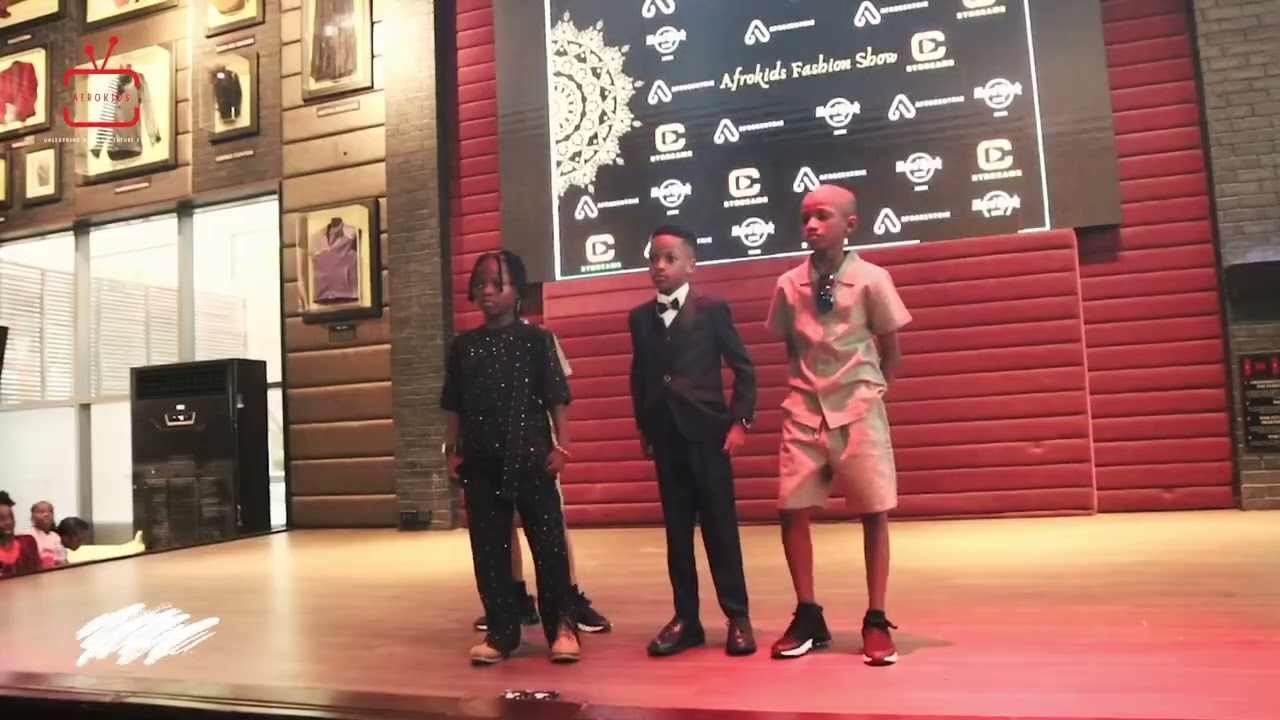 Runway fashion showcase at Afrokids Glance Edition 2025