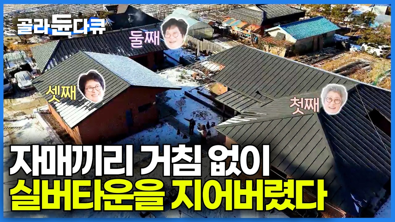같이 살려고 실버타운을 만들었다! 외로울 일 없는 주택단지를 만들어서 함께 사는 세 부부｜아내들의 단호한 결정에 따라 온 남편들 반응｜건축탐구 집｜#골라듄다큐
