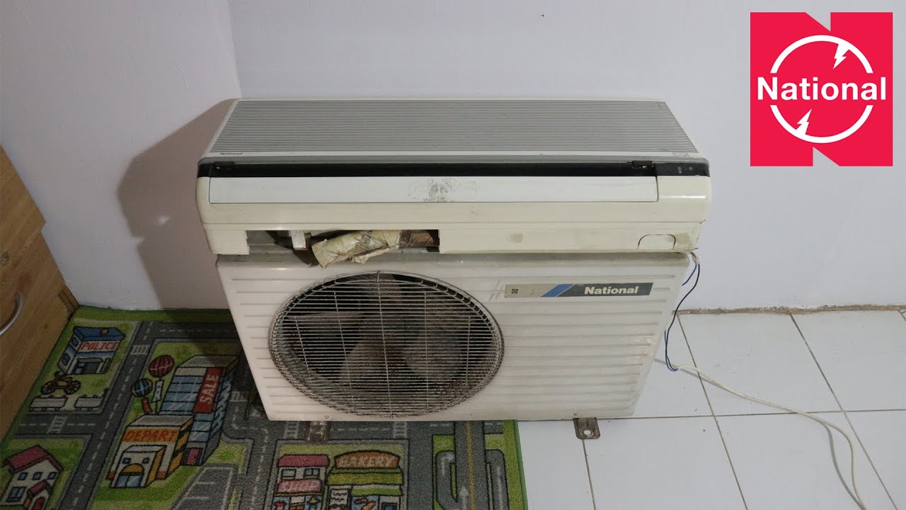 National Standard 0.5 hp Split Air Conditioner | In Its New Home!