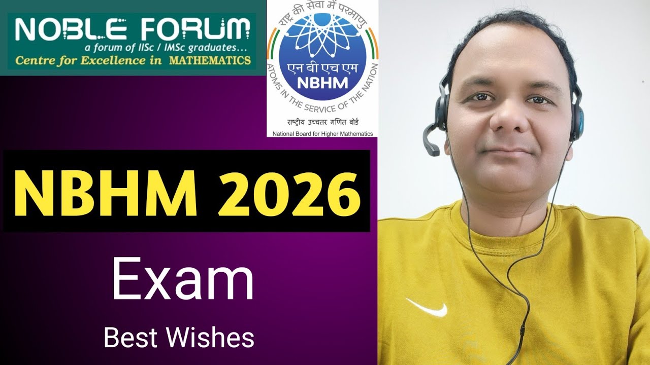 NBHM 2026 Exam | Noble Forum