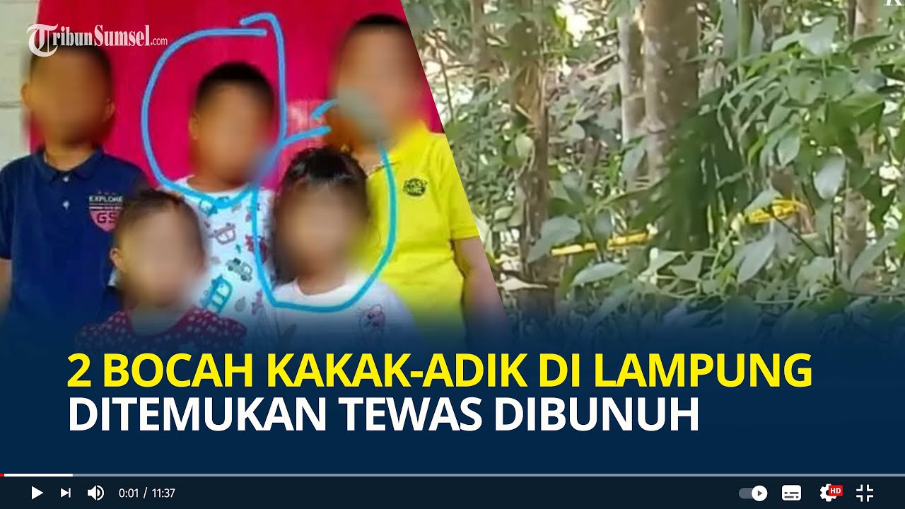 Pamit Cari Durian, 2 Bocah Kakak-Adik di Lampung Ditemukan Tewas Dibunuh, Berpelukan di Tepi Jurang