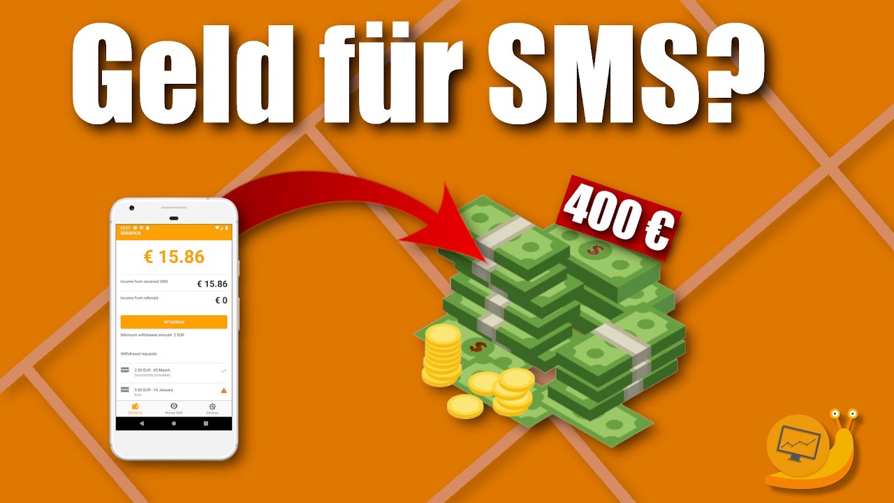 PASSIV GELD mit SMS verdienen? Money SMS getestet und erklärt