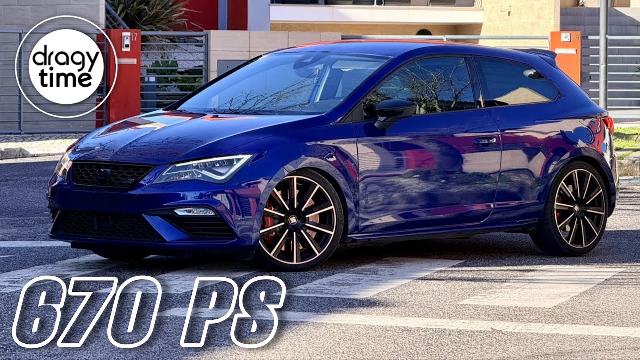 670 PS Seat Leon Cupra 300 DSG Stage 3 | Extreme fast acceleration from 100-200 200-250 Km/h 