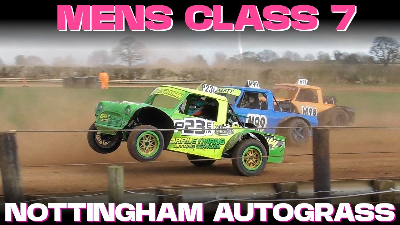 Autograss Mens Class 7, Nottingham Autograss, (ALL RACES), 15/3/26